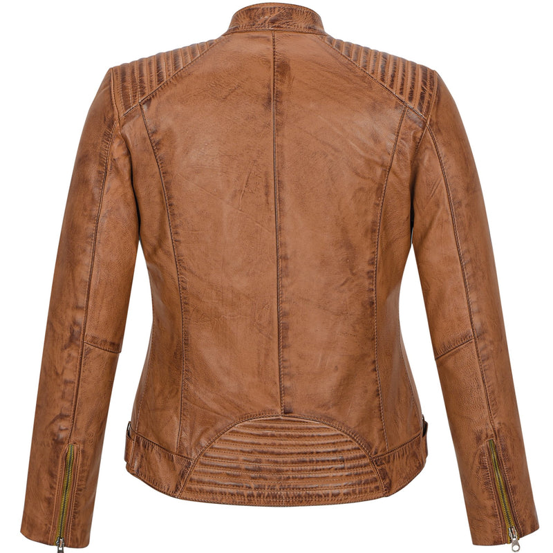 Real Leather Female Jacket